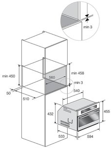 Духовой шкаф Фулгор Милано FCO 4512 TM WH фото 4 в Краснодаре Духовой шкаф Fulgor Milano FCO 4512 TM WH фото 4 в Краснодаре