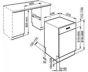 Посудомоечная машина Смег PLA4525X фото 3 в Краснодаре Посудомоечная машина Smeg PLA4525X фото 3 в Краснодаре