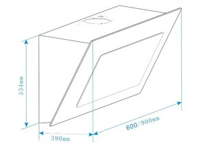 Вытяжка Зигмунд Штайн K 206.61 S фото 4 в Краснодаре Вытяжка Zigmund Shtain K 206.61 S фото 4 в Краснодаре