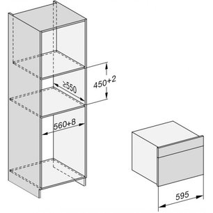 Встраиваемая пароварка Miele DG2840 EDST/CLST фото 3 в Краснодаре