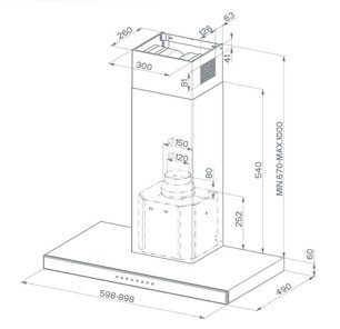 Вытяжка Фабер Stilux EG8 X A60 Logic фото 2 в Краснодаре Вытяжка Faber Stilux EG8 X A60 Logic фото 2 в Краснодаре