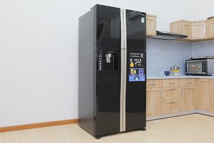 Холодильник Хитачи R-W 722 PU1 GBK фото 3 в Краснодаре Холодильник Hitachi R-W 722 PU1 GBK фото 3 в Краснодаре