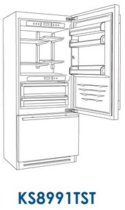 Встраиваемый холодильник Fhiaba KS8991TST3 фото 2 в Краснодаре