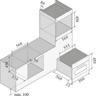 Духовой шкаф Ilve 645GHSW1/BK фото 2 в Краснодаре
