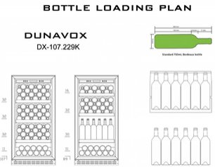 Винный шкаф Дунавокс DX-107.229K фото 3 в Краснодаре Винный шкаф Dunavox DX-107.229K фото 3 в Краснодаре