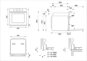 Духовой шкаф Бертаззони FMOD6115ELB1 фото 4 в Краснодаре Духовой шкаф Bertazzoni FMOD6115ELB1 фото 4 в Краснодаре