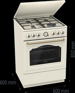 Комбинированная плита Горение GKS6C71CLI фото 4 в Краснодаре Комбинированная плита Gorenje GKS6C71CLI фото 4 в Краснодаре