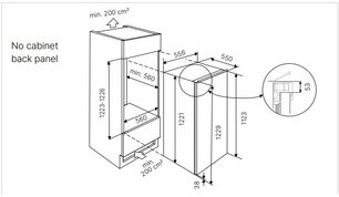 Встраиваемая холодильная камера Куперсбуш FK 4550.0I фото 2 в Краснодаре Встраиваемая холодильная камера Kuppersbusch FK 4550.0I фото 2 в Краснодаре