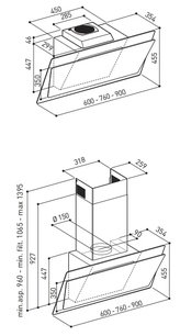 Вытяжка Korting KHC 97070 GN фото 2 в Краснодаре