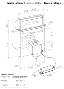 Встраиваемая в столешницу вытяжка Пандо E-320/120 IX-CR.TOUCH V.2000 фото 4 в Краснодаре Встраиваемая в столешницу вытяжка Pando E-320/120 IX-CR.TOUCH V.2000 фото 4 в Краснодаре
