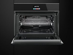 Духовой шкаф комбинированный с микроволновой печью Смег SF4604PMCNX фото 3 в Краснодаре Духовой шкаф комбинированный с микроволновой печью Smeg SF4604PMCNX фото 3 в Краснодаре