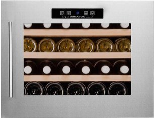 Винный шкаф Дунавокс DX-24.56BSK (A) петли справа фото 2 в Краснодаре Винный шкаф Dunavox DX-24.56BSK (A) петли справа фото 2 в Краснодаре
