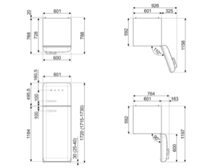 Холодильник Смег FAB30RBE3 фото в Краснодаре Холодильник Smeg FAB30RBE3 фото в Краснодаре