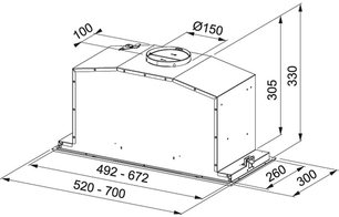 Встраиваемая вытяжка Франке Box Plus FBI 747 XS NP фото 4 в Краснодаре Встраиваемая вытяжка Franke Box Plus FBI 747 XS NP фото 4 в Краснодаре