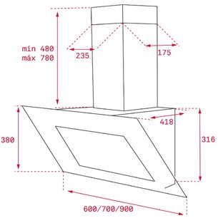 Вытяжка Тека DVT 650 WHITE фото 2 в Краснодаре Вытяжка Teka DVT 650 WHITE фото 2 в Краснодаре