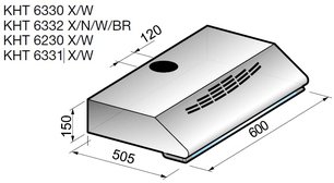 Вытяжка Korting KHT 5332 N фото 2 в Краснодаре