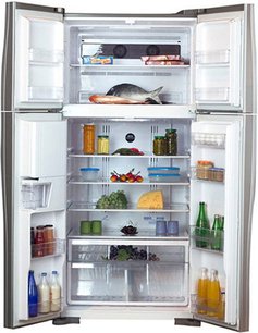 Холодильник Хитачи R-W722 PU1 INX фото 2 в Краснодаре Холодильник Hitachi R-W722 PU1 INX фото 2 в Краснодаре