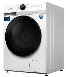 Стиральная машина с функцией сушки Мидеа MF200D80WBS/W-RU фото 3 в Краснодаре Стиральная машина с функцией сушки Midea MF200D80WBS/W-RU фото 3 в Краснодаре