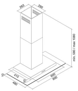Вытяжка Фалмек Exploit Top 90 Fasteel wall фото 3 в Краснодаре Вытяжка Falmec Exploit Top 90 Fasteel wall фото 3 в Краснодаре