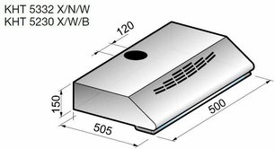 Вытяжка Korting KHT 5230 W фото 2 в Краснодаре