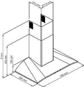 Вытяжка Де Дитрих DHD1155B фото 2 в Краснодаре Вытяжка De Dietrich DHD1155B фото 2 в Краснодаре