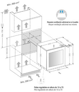 Встраиваемый винный шкаф Пандо PVMAP 60-25 PAL фото 3 в Краснодаре Встраиваемый винный шкаф Pando PVMAP 60-25 PAL фото 3 в Краснодаре