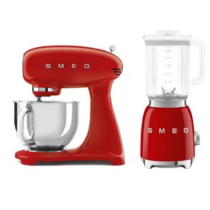 Smeg 50`s Style (блендер BLF03RDEU + миксер SMF03RDEU) фото в Краснодаре Smeg 50`s Style (блендер BLF03RDEU + миксер SMF03RDEU) фото в Краснодаре