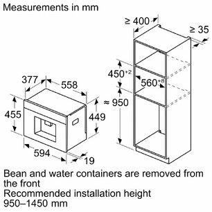 Встраиваемая кофемашина Сименс CT918L1B0 фото 4 в Краснодаре Встраиваемая кофемашина Siemens CT918L1B0 фото 4 в Краснодаре