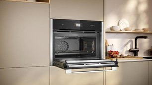 Компактный духовой шкаф с микроволнами Нефф C24MS31N0 фото 4 в Краснодаре Компактный духовой шкаф с микроволнами Neff C24MS31N0 фото 4 в Краснодаре