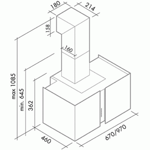 Вытяжка Фалмек Mirabilia 97 Maia Vetro (800) ECP фото 3 в Краснодаре Вытяжка Falmec Mirabilia 97 Maia Vetro (800) ECP фото 3 в Краснодаре