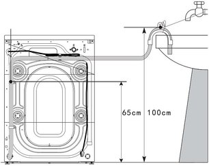 Стирально-сушильная машина Кертинг KWD 60DV107 Gr фото 4 в Краснодаре Стирально-сушильная машина Korting KWD 60DV107 Gr фото 4 в Краснодаре