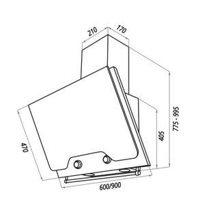 Вытяжка Маунфилд RETRO QUADR 60 BLACK фото 4 в Краснодаре Вытяжка Maunfeld RETRO QUADR 60 BLACK фото 4 в Краснодаре