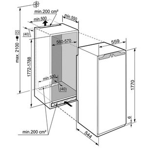 Встраиваемый холодильник Либхер IKB 1910 Comfort фото 3 в Краснодаре Встраиваемый холодильник Liebherr IKB 1910 Comfort фото 3 в Краснодаре