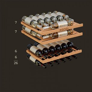 Винный шкаф Мэйвел MV26PRO-KBB2 фото 2 в Краснодаре Винный шкаф Meyvel MV26PRO-KBB2 фото 2 в Краснодаре