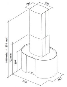 Вытяжка Фалмек Mirabilia isola 67 Elektra Vetro (800) ECP фото 4 в Краснодаре Вытяжка Falmec Mirabilia isola 67 Elektra Vetro (800) ECP фото 4 в Краснодаре