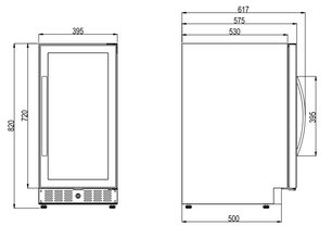 Винный шкаф Дометик E28FG Elegance фото 3 в Краснодаре Винный шкаф Dometic E28FG Elegance фото 3 в Краснодаре