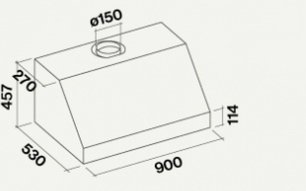 Вытяжка Falmec Zeus 90 PRO фото 3 в Краснодаре