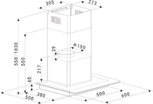 Настенная вытяжка Брандт BHB1644IX фото 4 в Краснодаре Настенная вытяжка Brandt BHB1644IX фото 4 в Краснодаре