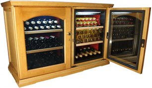 Винный шкаф IP CEX 2151 RU дуб фото 3 в Краснодаре