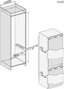 Встраиваемый холодильник Miele KFN 7734 C фото 4 в Краснодаре