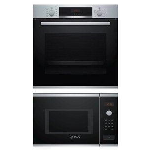 Bosch (духовой шкаф HBA573BS1 + микроволновая печь BFL553MS0) фото в Краснодаре Bosch (духовой шкаф HBA573BS1 + микроволновая печь BFL553MS0) фото в Краснодаре