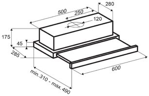 Вытяжка Зигмунд Штайн K 010.6 B фото 4 в Краснодаре Вытяжка Zigmund Shtain K 010.6 B фото 4 в Краснодаре