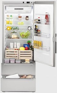 Холодильник с морозильной камерой Festivo 75 CF 75CF9411788 (черный/нержавеющая сталь) фото 2 в Краснодаре