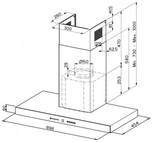 Вытяжка Фабер T-AIR KL A90 фото 4 в Краснодаре Вытяжка Faber T-AIR KL A90 фото 4 в Краснодаре