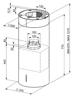 Вытяжка Смег KIR37X фото 2 в Краснодаре Вытяжка Smeg KIR37X фото 2 в Краснодаре
