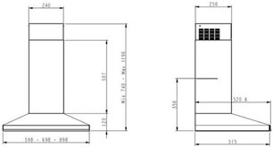 Вытяжка Де Дитрих DHP2962BX фото 3 в Краснодаре Вытяжка De Dietrich DHP2962BX фото 3 в Краснодаре