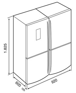Холодильник Тека NFE 900 X фото 3 в Краснодаре Холодильник Teka NFE 900 X фото 3 в Краснодаре