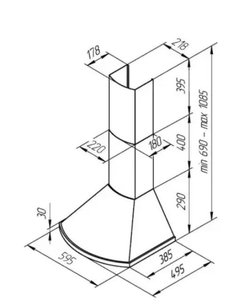 Вытяжка Куперсберг BONA 60 W Bronze фото 4 в Краснодаре Вытяжка Kuppersberg BONA 60 W Bronze фото 4 в Краснодаре