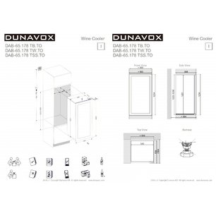 Винный шкаф Дунавокс DAB-65.178TSS.TO фото 4 в Краснодаре Винный шкаф Dunavox DAB-65.178TSS.TO фото 4 в Краснодаре