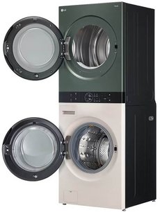 Стиральная машина Лджи W1S1CVKK2HM WashTower фото 2 в Краснодаре Стиральная машина LG W1S1CVKK2HM WashTower фото 2 в Краснодаре